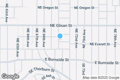 Map image of the property - 7003 NE Everett St