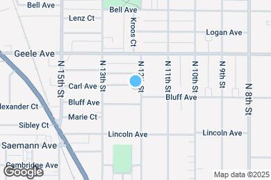 Map image of the property - 2018 N 12th St