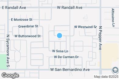 Map image of the property - 1943 Padilla Dr