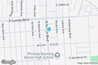 Map image of the property - Avalon Apartments