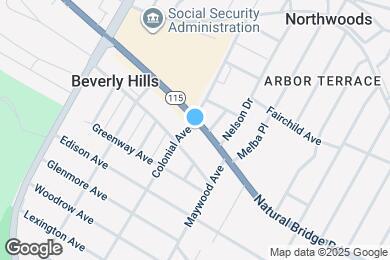 Map image of the property - 6926 Natural Bridge Rd