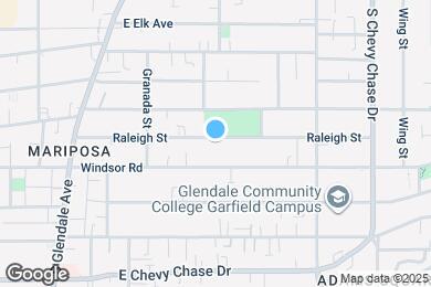 Map image of the property - 722 Raleigh St