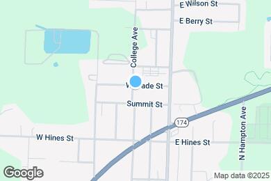 Map image of the property - 216 W Wade St