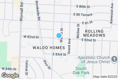 Map image of the property - 8200 Walnut St