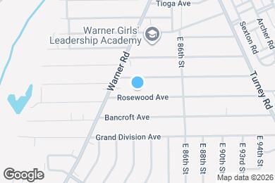 Map image of the property - 8225 Rosewood Ave