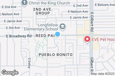 Map image of the property - 1745 E Broadway Rd