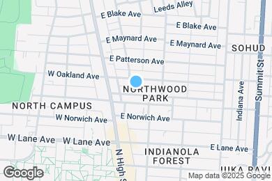 Map image of the property - 54 E Northwood Ave