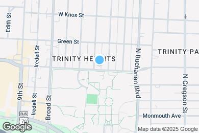 Map image of the property - 1406 W Markham Ave