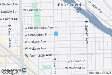 Map image of the property - 2067 N Leavitt St