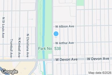 Map image of the property - 6525 N Kedzie Ave