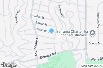 Map image of the property - 21216 Velicata St