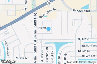 Map image of the property - REMODELED 2 bedroom 2 bathroom in NE Cape Coral