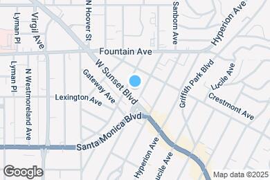 Map image of the property - 4111 Sunset Blvd