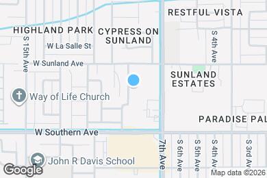 Map image of the property - 5641 S 9th Ave