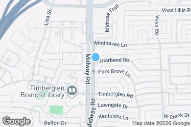 Map image of the property - 4008 Briarbend Rd