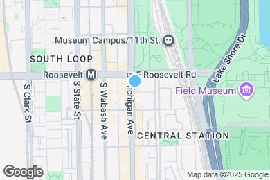 Map image of the property - 1231 S Michigan Ave
