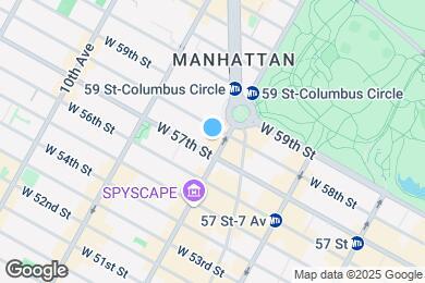 Map image of the property - 301 W 57th St