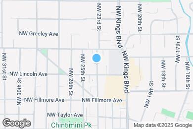 Map image of the property - 1032 NW 23rd St