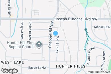Map image of the property - Room in House on Scott St NW