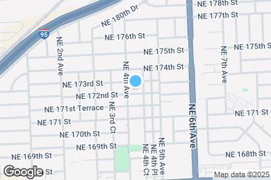 Map image of the property - 425 NE 172nd St