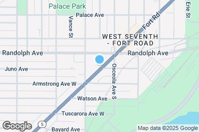 Map image of the property - 1055 7th St W