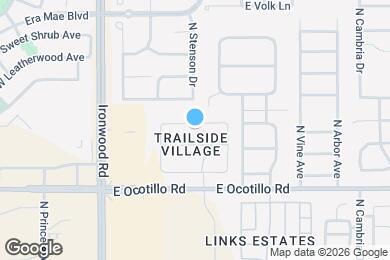 Map image of the property - 601 E Press Rd