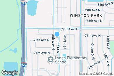 Map image of the property - 7630 18th St N
