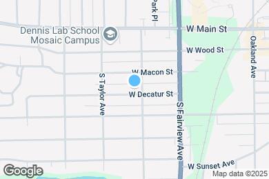 Map image of the property - 1416 W Decatur St