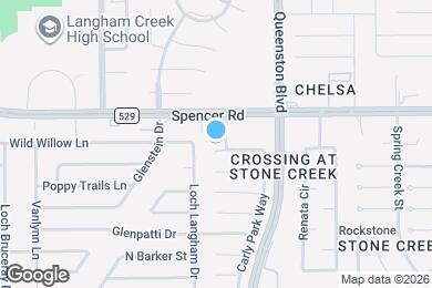Map image of the property - 17250 Cricketbriar Ct