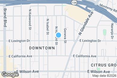 Map image of the property - 400 N Howard St
