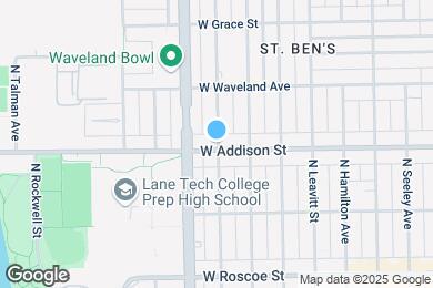 Map image of the property - 3610 N Claremont Ave