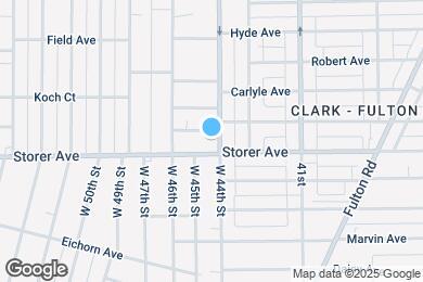 Map image of the property - 3344 W 44th St