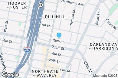 Map image of the property - Oak Grove - 444 28th St.
