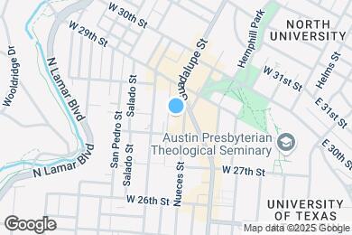 Map image of the property - 2806 Nueces St