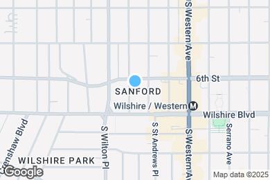 Map image of the property - 620 S Gramercy Pl