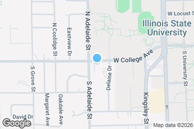 Map image of the property - 715 W College Ave