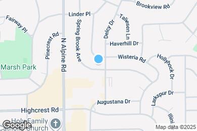 Map image of the property - 2005 Spring Brook Ave
