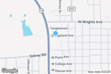 Map image of the property - 900 W Highland Ave