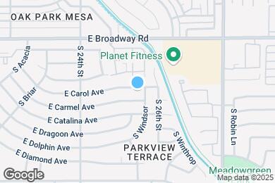 Map image of the property - 2541 E Carol Ave