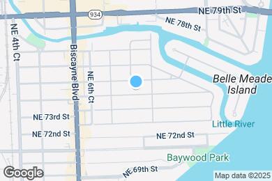 Map image of the property - 757 NE 74th St
