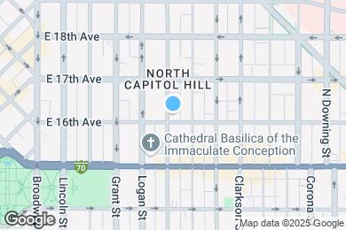 Map image of the property - 1612 N Pennsylvania St