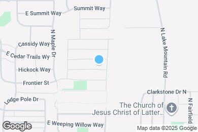 Map image of the property - 2411 E Buckskin Way
