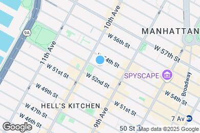 Map image of the property - 437 W 53rd St