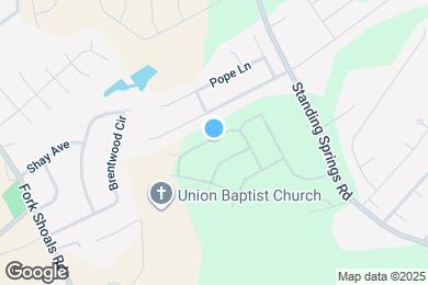 Map image of the property - 411 Stonefence Dr