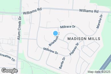 Map image of the property - 3991 Briarbush Dr