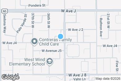 Map image of the property - 3515 W Avenue J4