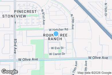 Map image of the property - 8027 W Mission Ln