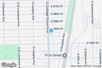 Map image of the property - 8921 S Cottage Grove Ave