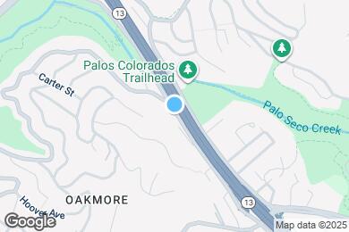Map image of the property - 2647 Monterey Blvd