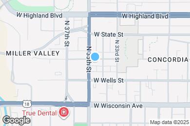 Map image of the property - 3421 W Kilbourn Ave